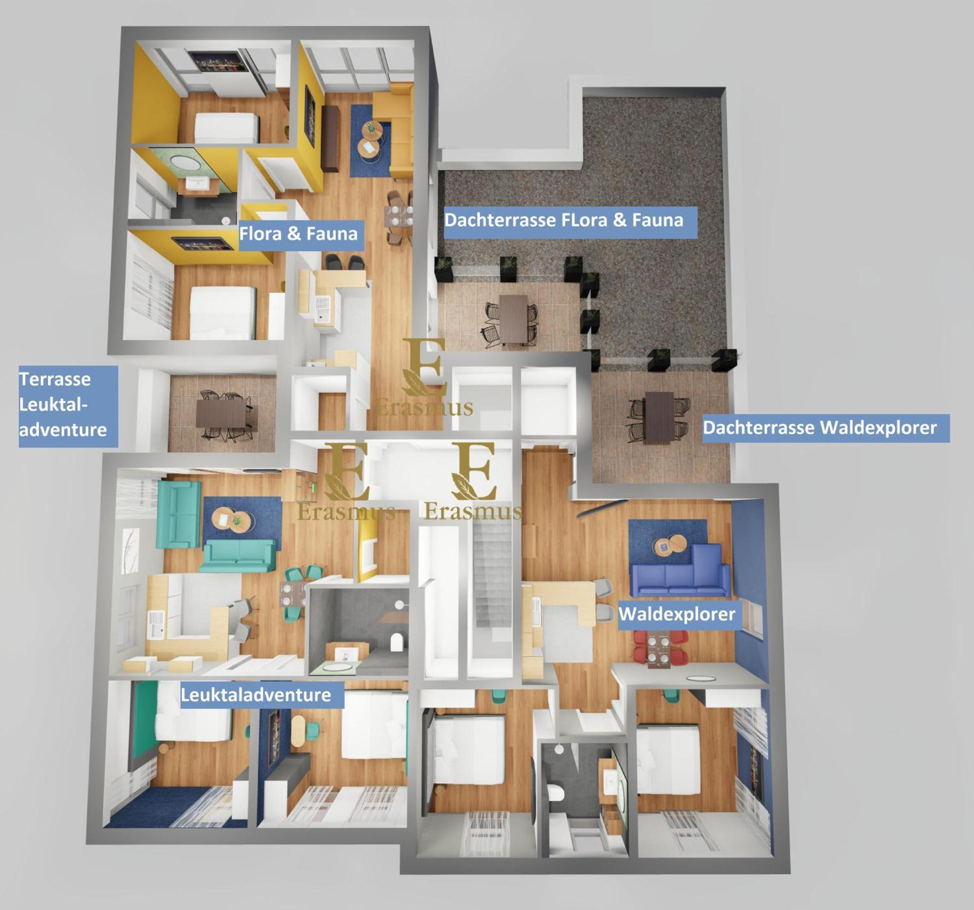 Apartment Erasmus - Zum Wohlfühlen Trassem